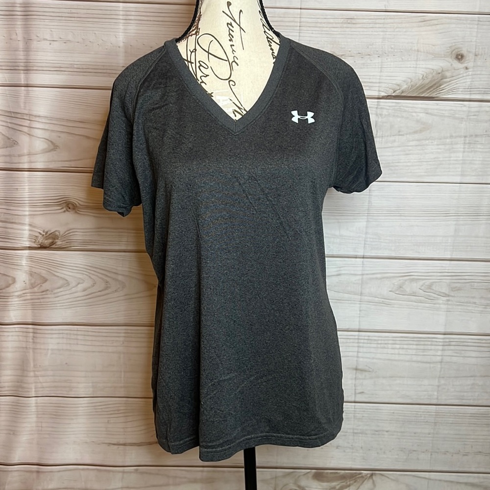 Women’s Under Armour Semi-Fitted Tshirt - Large -Gray- D7